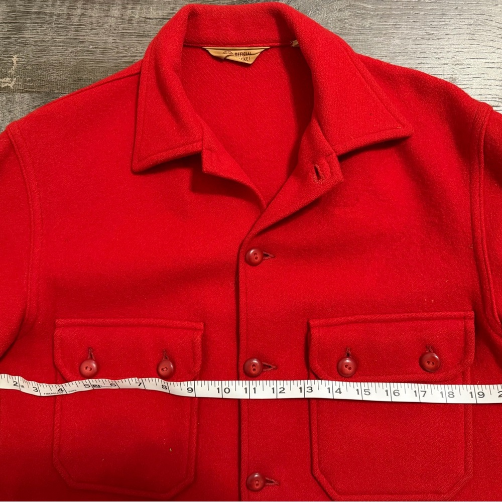 Red Wool Jacket - image 4